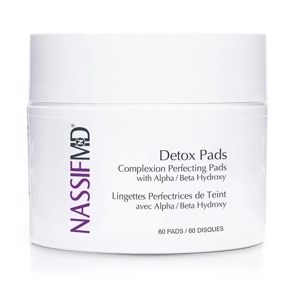Nassif MD Detox Pads Complexion Perfecting with Alpha Beta Hydroxy - 60 Pads NEW